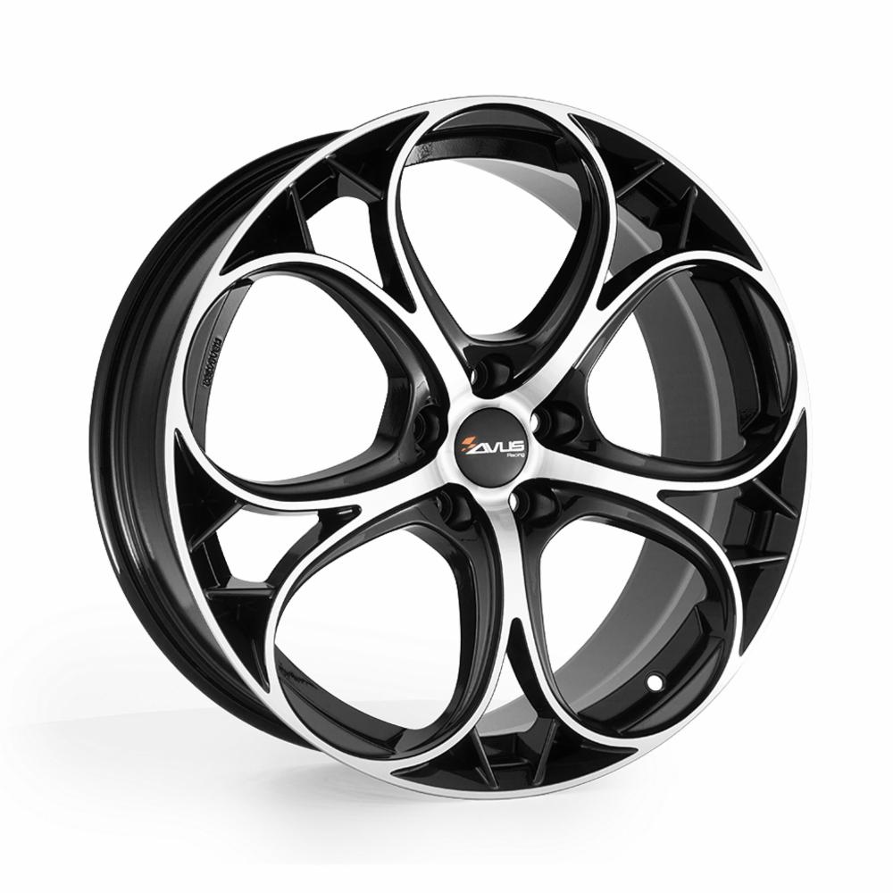 Cerchi in lega AC-520 BLACK POLISHED