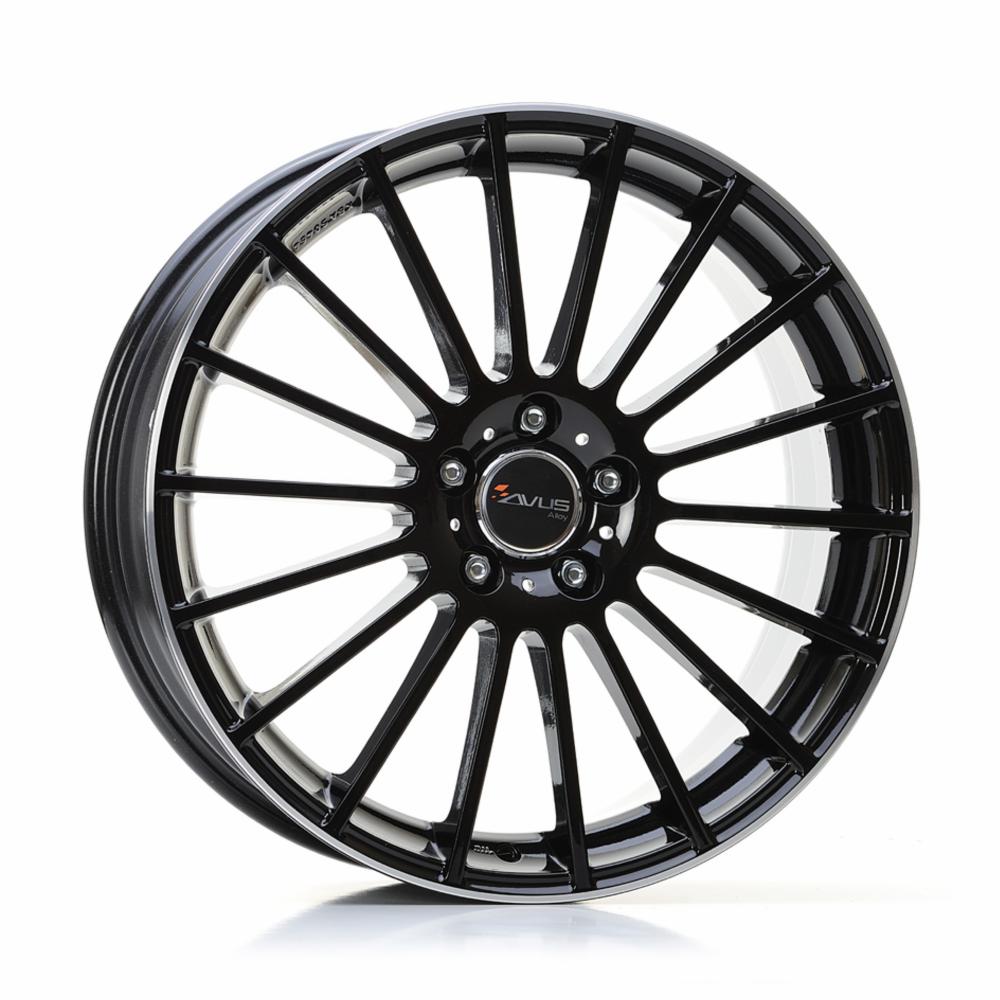 Cerchi in lega AC-M03 BLACK POLISHED LIP