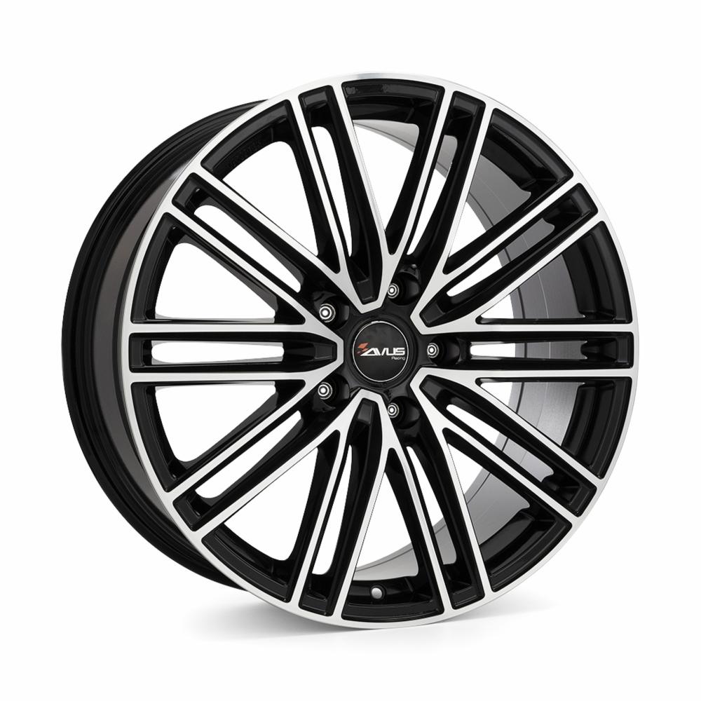 Cerchi in lega AC-M08 BLACK POLISHED