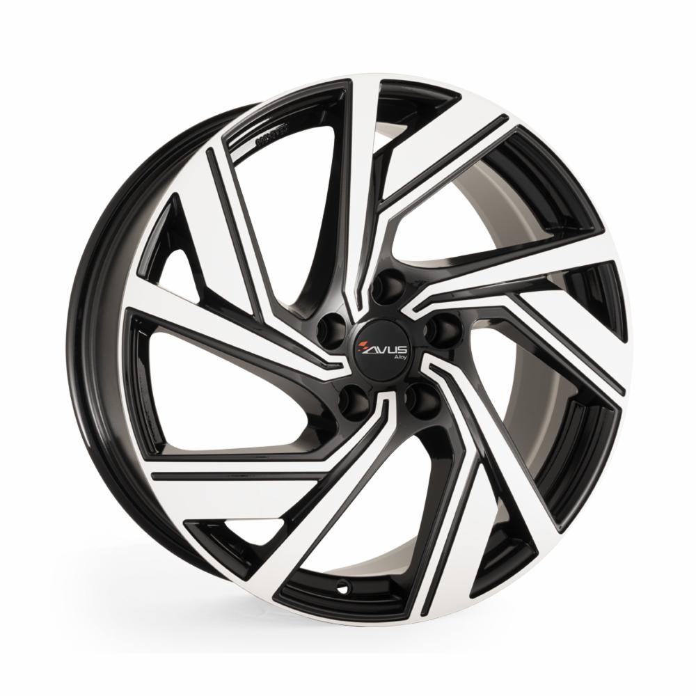 Cerchi in lega AC-521 BLACK POLISHED