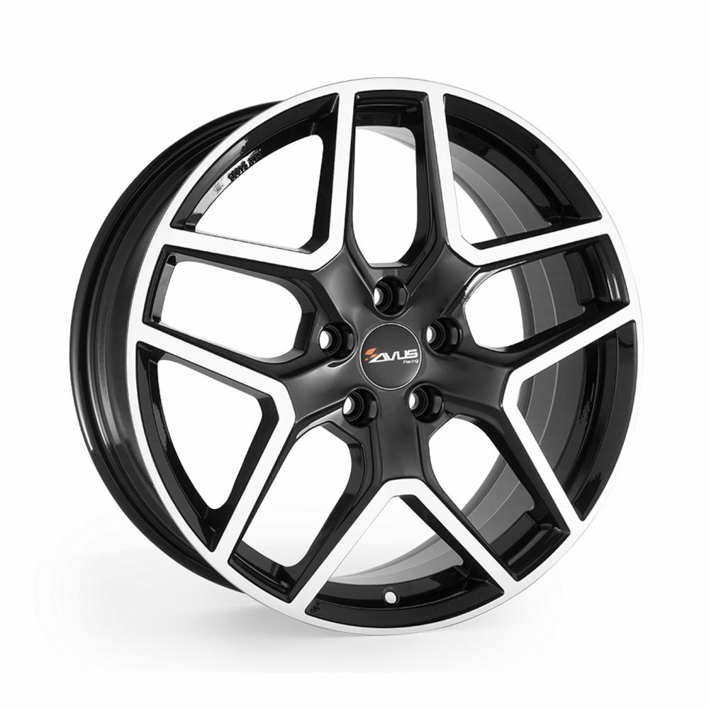 Cerchi in lega AC-519 BLACK POLISHED