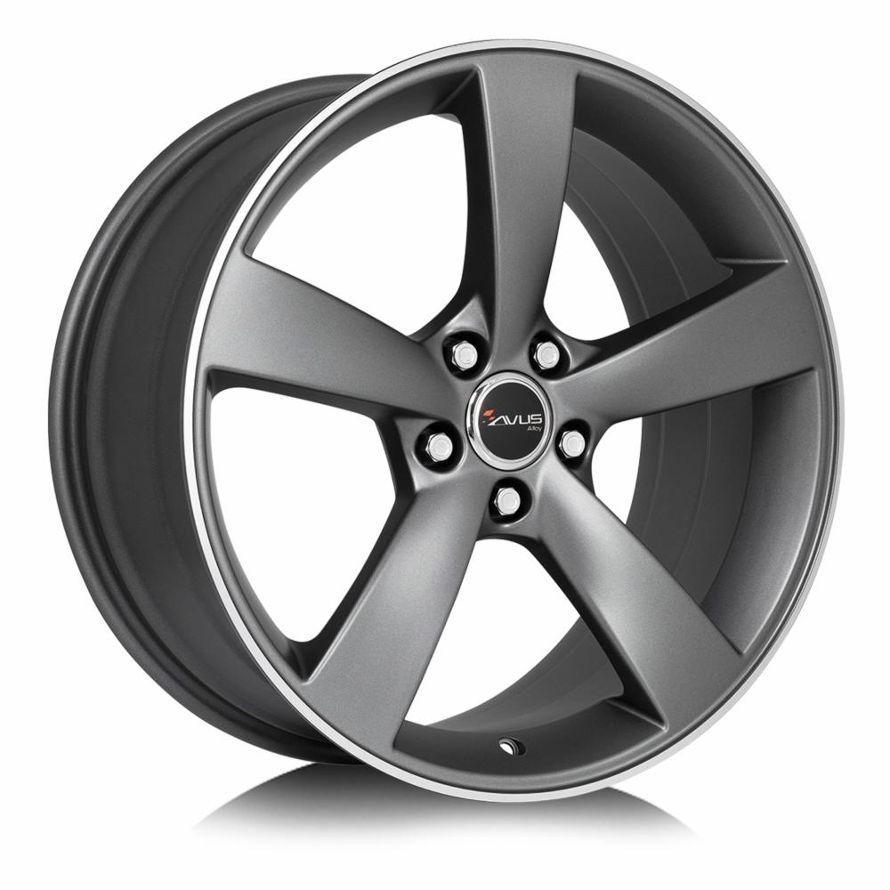 Cerchi in lega AF10 MATT ANTHRACITE POLISHED
