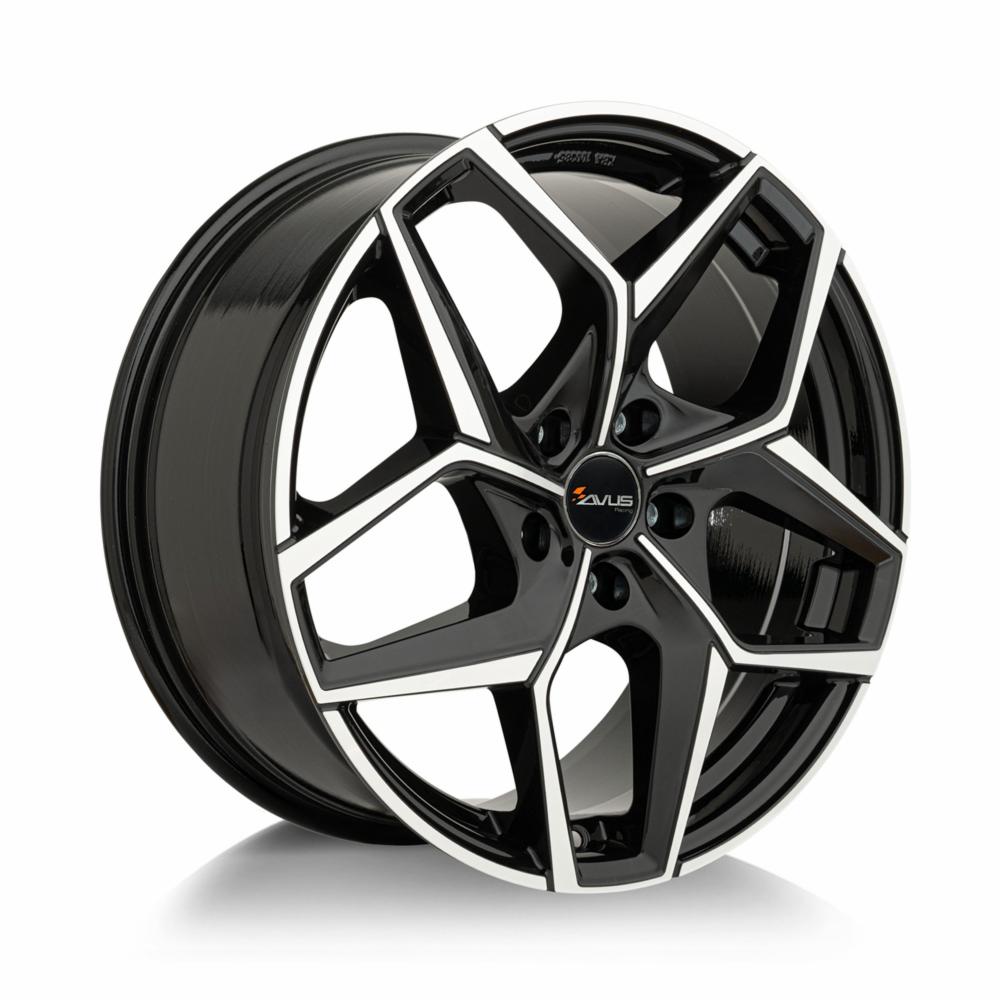 Cerchi in lega AC-523 BLACK POLISHED